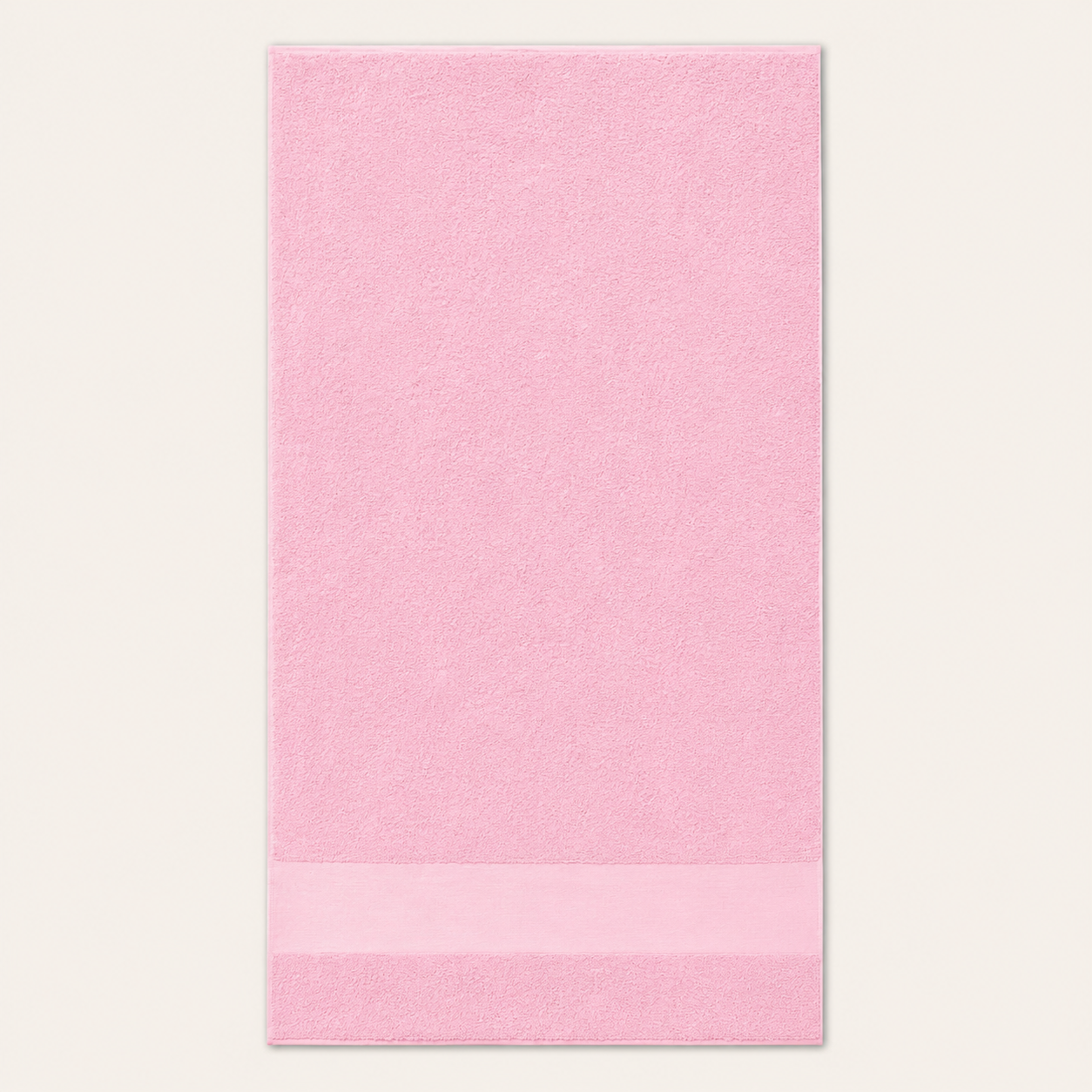 Handdoek Roze met naam