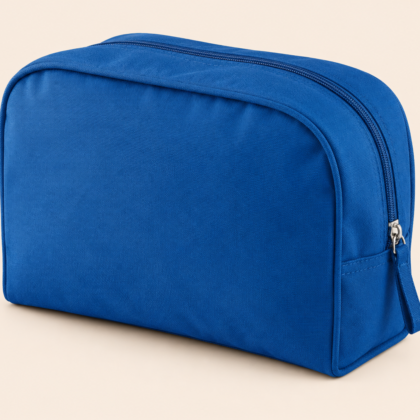 Toillettas Blauw met naam